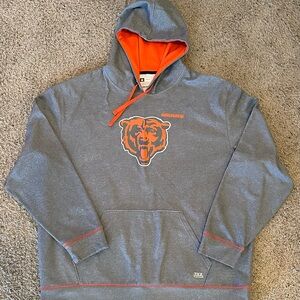 Chicago Bears Gray and Orange Hoodie